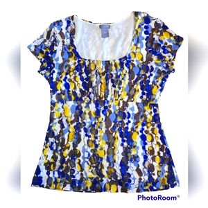 Ann Taylor water color top size Medium